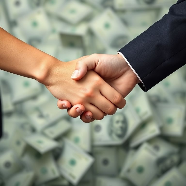 business hand-shake partnership monetization